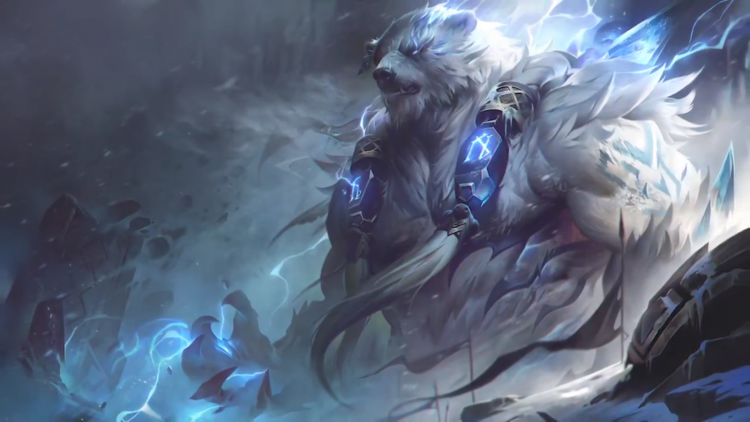 lol volibear rework splashart junglas