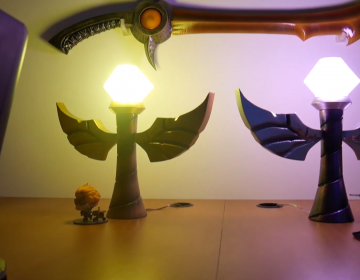 Fanáticos crean lámpara de centinela de LoL