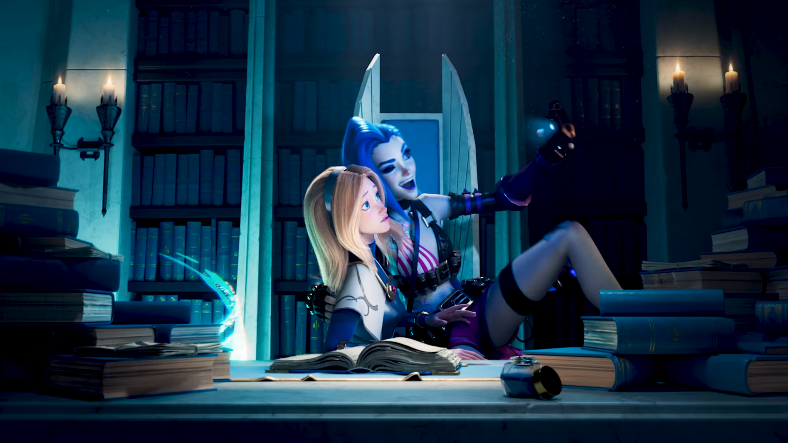 Still here forts tiffany aris 2wei. Jinx and Lux. Джинкс и Люкс лига легенд. Люкс и Джинкс League of Legends Юри. Люкс и Джинкс Wild Rift.