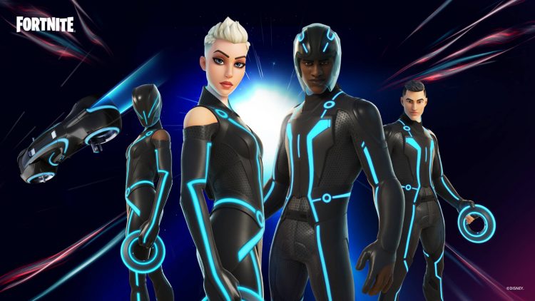 Fortnite: Defiende a los usuarios con los trajes de Tron