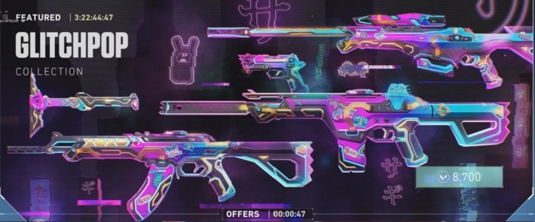 Las skins Glitchpop regresarán a VALORANT con muchas armas