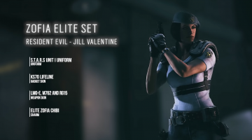 La skin de Jill Valentine ya está disponible en Rainbow Six Siege