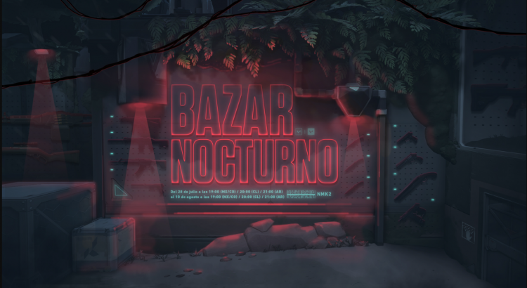 VALORANT: El Bazar Nocturno estará disponible por tiempo limitado