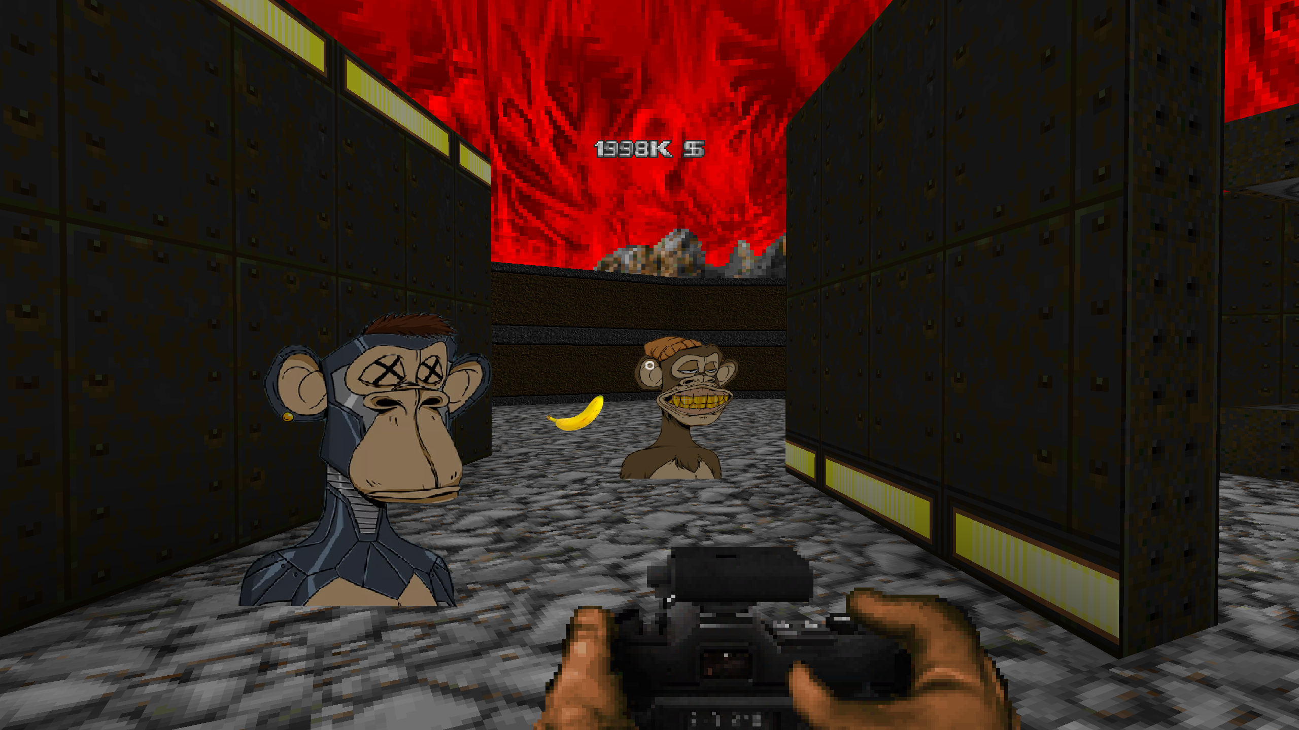 NFT Doom, creado a partir del juego Doom 2 de id Software.