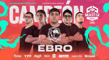 Liga Master Flow: EBRO Gaming es el campeón del Apertura