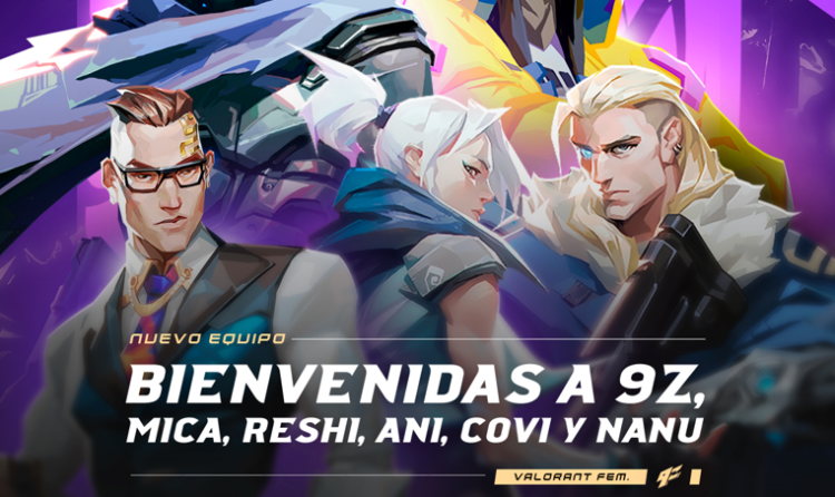 9z anunció su roster femenino de Valorant