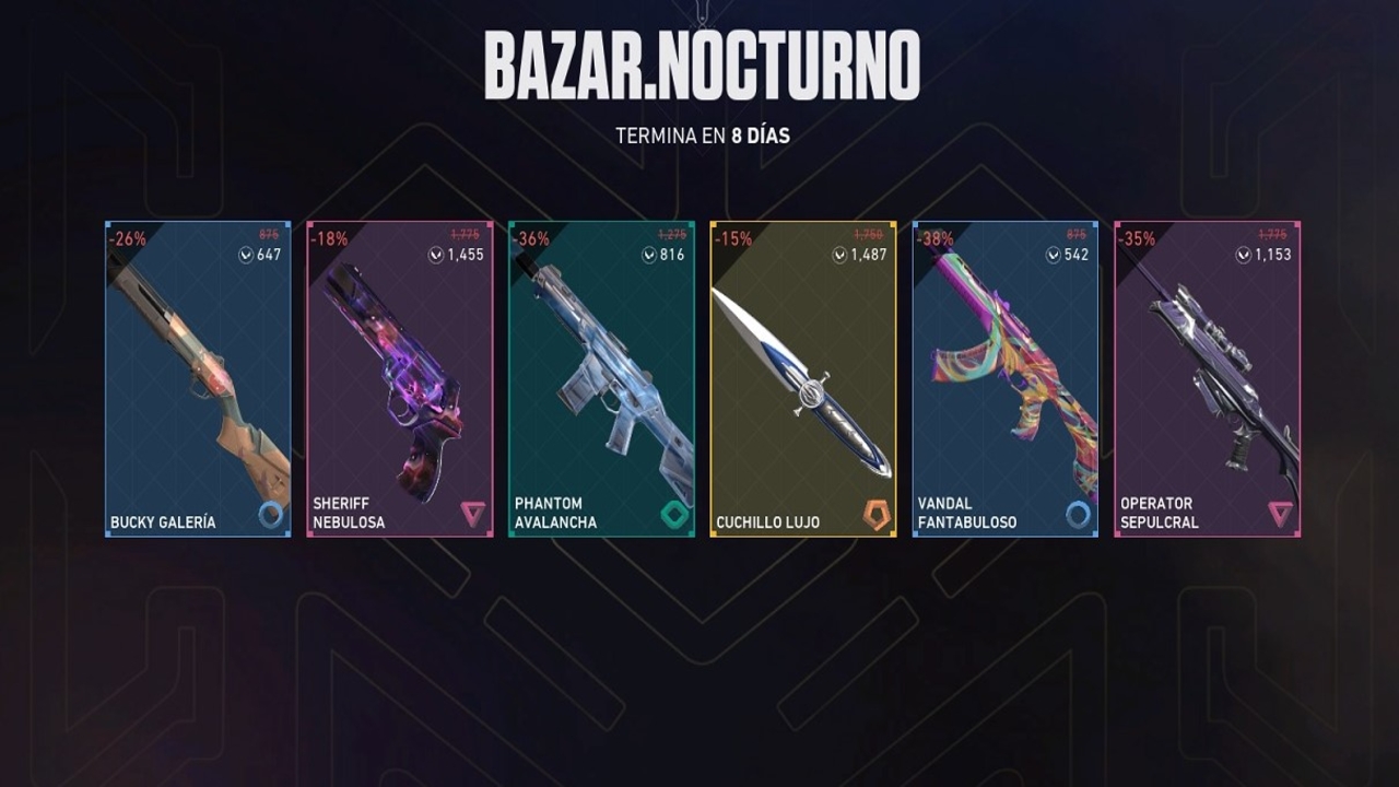 Valorant El Bazar Nocturno ya tiene fecha de regreso CodigoEsports