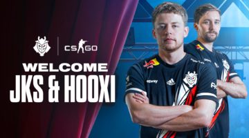 CS:GO: G2 Esports completó su roster con jks y HooXi