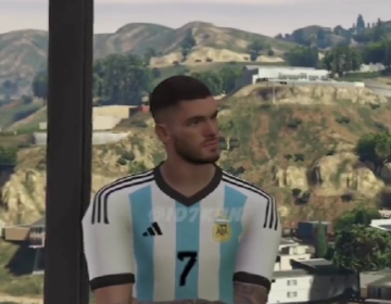 GTA: La recreación de Messi y la Selección Argentina