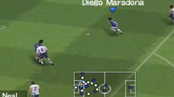 ¿Cómo seria el mejor gol de Maradona en un juego de fútbol?