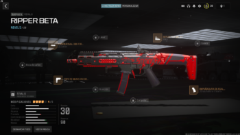 Sistema de armería. Vía Modern Warfare III