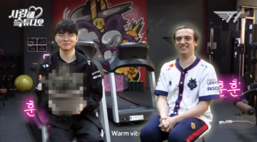 Caps y su regalo a Faker en la previa de Worlds