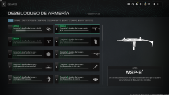 Desbloqueos de armería. Vía Modern Warfare III
