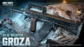 Diseño base de la Groza en CoD: Mobile. Vía Activision