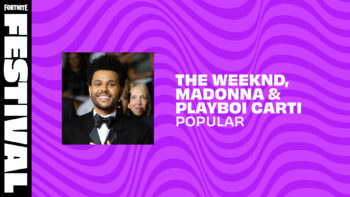 the weeknd maddona fortnite