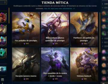 LoL: La Tienda Mítica cambia sus Aspectos disponibles en el parche 14.4