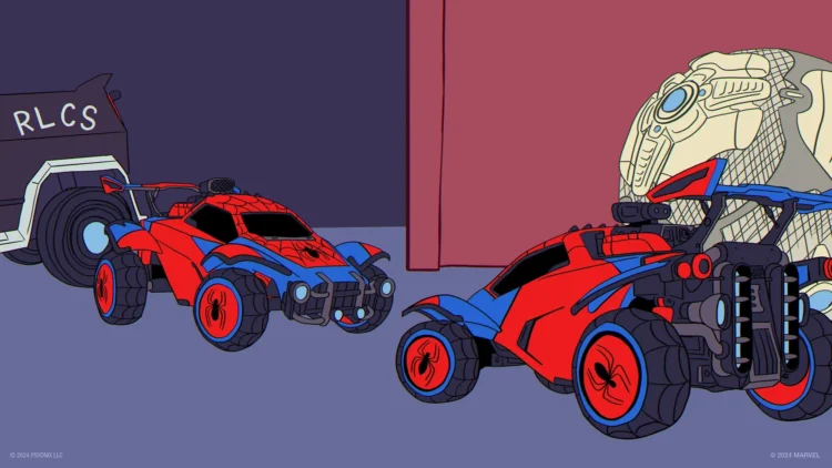 Haunted Hallows: Recompensas de Spider-Man en Rocket League