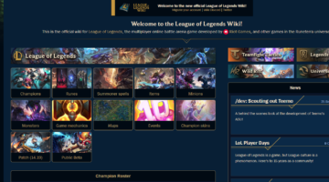 Nueva wiki oficial de League of Legends